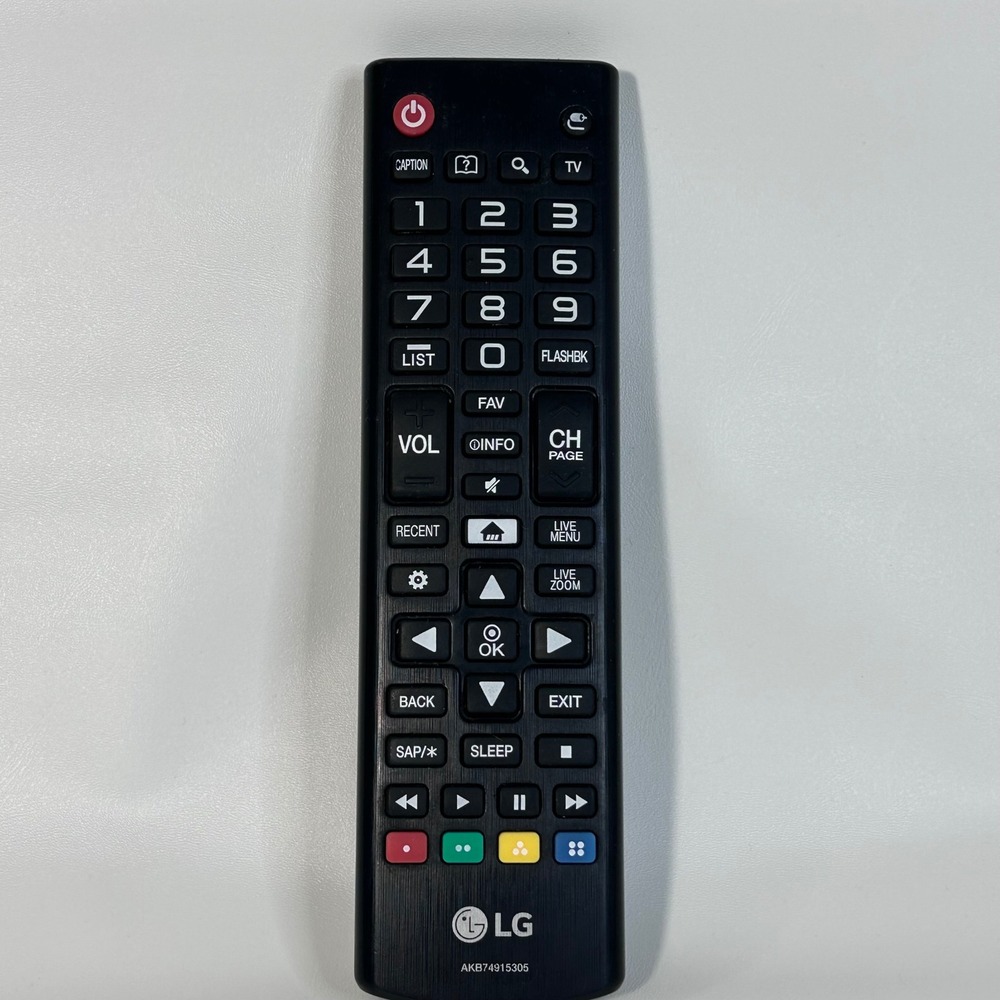 LG AKB74915305 TV Remote Control Black for LED LCD Televisions Genuine OEM